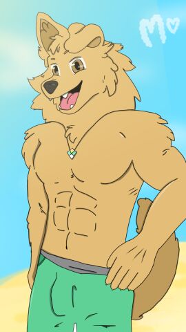 anthro canid canine canis domestic_dog i_think_i_like_you male male_only ray_(i_think_i_like_you)