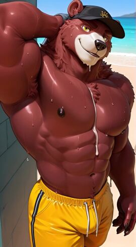 ai_generated anthro bara furry_male muscular_anthro tagme video zinekai