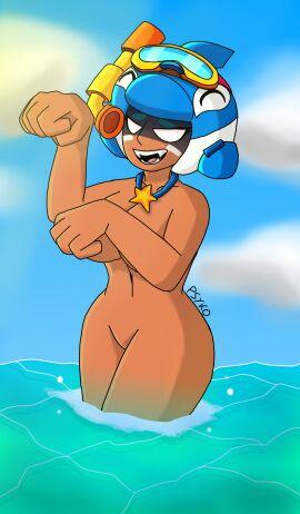 1girls 2024 aged_up alternate_body_type artist_name brawl_stars breasts cloud clouds dark-skinned_female dark_skin female female_focus female_only in_water large_breasts necklace nita_(brawl_stars) nude nude_female nya-pose nya_pose ocean psyko psykopuffik_frik smile smiling supercell water whale_watch_nita_(brawl_stars) white_eyes wide_hips