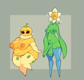 1futa 1girls ? alien alien_girl alien_humanoid areola areolae balls belly big_areola big_eyes black_eyes breasts chubby chubby_female dickgirl dozighost duo fat fat_female female flaccid flora_fauna flower fruit futanari green_body green_skin hand_on_breast hand_on_penis hanging_balls heart huge_cock humanoid humanoid_penis intersex narcissus narcissus_(pvz) nude orange_body penis petals plant plant_girl plant_humanoid plants_vs._zombies plants_vs._zombies_2_(chinese_version) plants_vs_zombies plump_lips pumpkin pussy pvz sagging_balls saucer_squash_(pvz2) shortstack smooth_balls smooth_penis squash standing thick_thighs thighhighs thighs vagina wide_hips