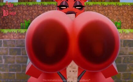 aliceisbusty big_breasts bimbo bimbo_lips boobjob minecraft pov succubus tagme thick_lips video