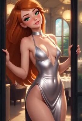 animated dress kim_possible kimberly_ann_possible no_panties small_breasts tagme video