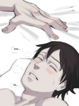 1boy 1girls absurd_res bed_sheet bedding black_hair blush boruto:_naruto_next_generations canon_couple closed_eyes comic couple dialogue dominant_female duo duo_focus english_text female femdom grabbing_sheets hi_res high_resolution highres husband_and_wife ino_yamanaka light-skinned_male light_skin looking_pleasured male male/female male_focus married_couple moan moaning moaning_in_pleasure monday_mint naruto naruto:_the_last naruto_(series) naruto_shippuden on_back on_bed orgasm orgasm_face pale-skinned_male pale_skin pillow pleasure_face sai sex shounen_jump shueisha speech_bubble story straight submissive_male sweat sweatdrop text very_high_resolution white_background yamanaka_ino