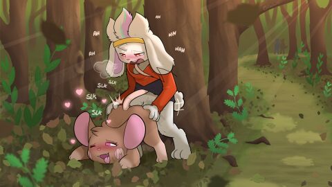 16:9 absurd_res anthro anthro_on_feral anthro_penetrating anthro_penetrating_feral ass ass_up blush clothed clothing dash_(twilight_kirin) doggy_style duo female female_penetrated feral feral_penetrated forest from_behind_position fur generation_8_pokemon hi_res hoodie lagomorph male male/female male_penetrating male_penetrating_female mammal milachu milachu92 mouse murid murine nature nintendo outside partially_clothed penetration plant pokemon pokemon_(species) raboot rodent sex tongue tongue_out topwear tree white_body white_fur widescreen zoophilia