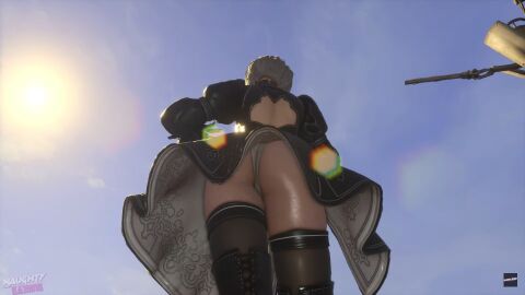 1girls 3d 3d_(artwork) accurate_art_style android ass booty eve_(stellar_blade) female game_screenshot light_skin long_legs machine nier:_automata nier_(series) robot screencap screenshot solo stellar_blade thick_thighs thighs video_game_character video_games wide_hips yorha_2b