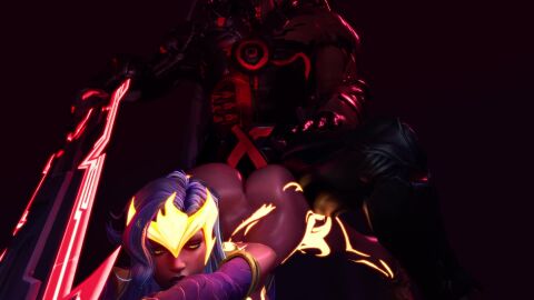 animated father_and_daughter lolpantsu magneto marvel marvel_rivals moaning moaning_in_pleasure nude nude_female older_male_and_younger_female robot_joints scarlet_witch sound tagme video