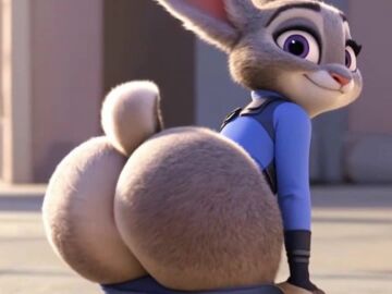 ai_animated ai_animation ai_generated animated ass ass_focus bouncing_ass bunny_ears bunny_tail disney fart furryainudes huge_ass jiggling_ass judy_hopps mp4 showing_ass sound tagme thick_ass thick_thighs twerking video zootopia