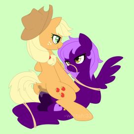 2024 animal_genitalia animal_penis animal_pussy anus applejack_(mlp) blonde_hair bondage bound canon_x_oc clothing cutie_mark dominant dominant_female duo earth_pony equid equine equine_genitalia equine_penis equine_pussy fan_character female female_penetrated feral feral_on_feral friendship_is_magic fur futa/female futa_penetrating futa_penetrating_female futanari genitals green_eyes hair hasbro hat headgear headwear hi_res horse intersex intersex/female intersex_penetrating intersex_penetrating_female mammal mlp my_little_pony mythological_creature mythological_equine mythology on_top orange_body orange_fur pegasus penetration penile penile_penetration penis penis_fluid penis_in_pussy pony purple_body purple_fur pussy restraints rope rope_bondage sex vaginal_penetration windsound wings wintah33 yellow_eyes