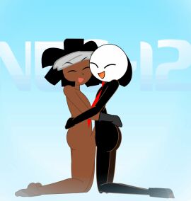 1femboy 2boys animated back_hair banggupoong_(zolaman) big_penis black_hair bonnet copyright dark-skinned_male dark_skin edit energetic femboy_on_male gloves gloves_only gradient_background kako_(nec-12) logo macromedia_flash_8_(application) male nec-12 nec-12's_imaginary_friends non-human nonhuman_male_on_human_male oc penis promo purple_eyes red_tie rumble smiling standing_sex stick_figure stickman text username zolaman_(franchise) 졸라맨