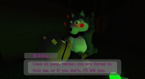 1boy 1girls 3d big_breasts blush breasts completely_naked completely_nude dialogue female furry furry_female furry_only glasses grey_areola grey_nipples hearts_around_head looking_at_partner male male/female nude piggy_(game) pony_(piggy) potion potion_bottle questionable_consent roblox roblox_game text text_box the_silver_paw_(piggy) willow_(piggy) wolf wolf_ears wolf_girl zoe3477