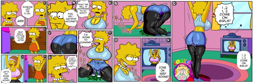 age_progression aged_up ass_expansion big_ass bimbofication breast_expansion breast_growth breast_growth_(enlargement) breasts comic exercise exocomics female female_orgasm identity_death lisa_simpson orgasm orgasm_without_stimulation tagme the_simpsons training transformation transformation_sequence tv