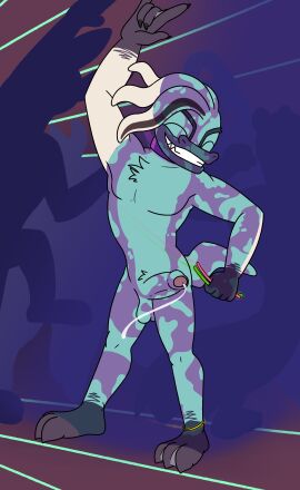 1boy aaron_amethyst absurd_res anthro blacklight bodily_fluids collar cum dancing doctor_starline erection genital_fluids glowstick glowstick_anklet hi_res idw_publishing male male_only mammal monotreme nude platypus rave sega solo sonic_(series) sonic_the_hedgehog_(comics) sonic_the_hedgehog_(idw) sonic_the_hedgehog_(series)