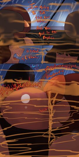 2girls animal_ears ass ass_cleavage ass_crack ass_sniffing bent_over big_ass big_butt blue_eyes blush brown_hair bubble_ass bubble_butt butt_crack car closed_eyes driving english_text enjoying_farts fart fart_cloud fart_everywhere fart_fetish fart_sniffing farting farting_in_face female hotbox hoyoverse in_car jane_doe_(zenless_zone_zero) melissaalli one_eye_closed open_mouth rat_ears rat_girl rat_tail short_hair shorts shorts_down shoulder_length_hair smile sniff sniffing sniffing_ass sweat sweating tail text tomiya_(zenless_zone_zero) yuri zenless_zone_zero