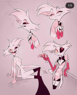 angel_dust_(hazbin_hotel) cute hazbin_hotel male solo_male tagme