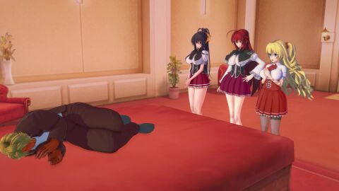 1boy 3d animated big_ass big_breasts high_school_dxd japs8005 muscular muscular_male rias_gremory riser_phenex tagme video