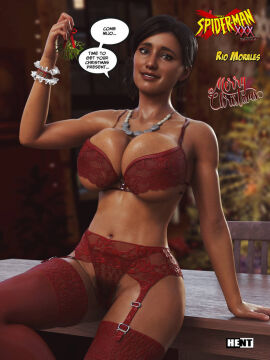 3d ass big_ass big_breasts breasts dark-skinned_female dark_skin female hairy_pussy hent implied_incest latina marvel marvel_comics milf mommy panties puerto_rican pussy rio_morales rio_morales_(insomniac) spider-man:_miles_morales_(ps5) spider-man_(ps4) spider-man_(series) spider-man_2_(ps5)