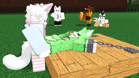 16:9 3d_(artwork) absurd_res anal anthro babft balls bound chained chains closed_eyes clothing cone cone_furry conefurry digital_media_(artwork) domestic_cat dominant ears_up eye_contact felid feline felis femboy fur fuzzy_tail genitals grass green_body green_fur group hat headgear headwear hi_res huge_filesize kemono legwear looking_at_another lying machine male male/male mammal masturbation neck_tuft on_back orange_body orange_fur outside plant protogen public pumpkin_proto roblox saggy_balls scarf sex simon34545 sitting standing tears_of_pain thigh_highs tuft white_body white_fur widescreen wood