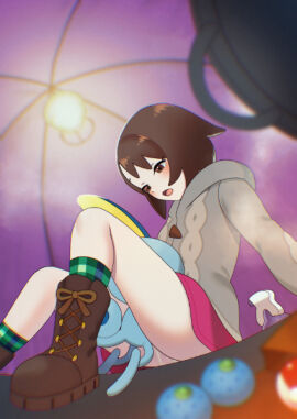 1boy 1girls alternate_version_at_source blush brown_hair clothed clothing duo female female_penetrated feral feral_on_female feral_on_human feral_penetrating feral_penetrating_human generation_8_pokemon gloria_(pokemon) hair hayashi_(artist) human human_on_feral human_penetrated interspecies lin_(artist) male male/female male_penetrating male_penetrating_female male_pokemon/female_human mammal nintendo penetration pokeball pokemon pokemon_(species) pokephilia sex sobble zoophilia