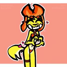 1:1 2d_animation animated anthro arm_tuft ass back-tie_bikini bikini bikini_bralette biped calicoalms_(editor) canid canine canis clothing colored criss-cross_bikini dancing detailed digital_media_(artwork) domestic_dog elbow_tuft emanata eyebrows eyelashes fangs female female_anthro flat_chested floppy_ears frame_by_frame freckles front_view fur gesture hair hand_gesture handjob_gesture hands_behind_head happy heart_gesture heart_symbol heart_with_emanata jackie_(somemf) laugh long_tail looking_at_viewer mammal midriff multicolored_body navel one_eye_closed open_mouth orange_background orange_bikini orange_clothing orange_ears orange_eyebrows orange_hair orange_swimwear poodle pose red_background shaking_butt short_playtime simple_background skinny smile solo somemf sound sound_edit string_bikini suggestive suggestive_gesture swimwear tagme tail tail_motion tailwag tan_body teeth thebredfactory_(va) third-party_edit tongue tuft two-piece_swimsuit two_tone_body video wavy_tail wink winking_at_viewer yellow_body yellow_fur