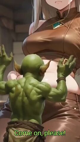ai_animation ai_assisted ai_generated annoyed begging begging_for_sex belly belly_button belly_button_penetration bored_expression clothed clothed_female clothed_female_nude_male cum_in_navel cum_on_belly dialogue elf_female galekid(artist) goblin_male interspecies midriff midriff_baring_shirt midriff_focus midriff_showing navel navel_fetish navel_penetration red_eyes size_difference size_fetish size_play subtitled tagme tavern vertical_video video white_hair