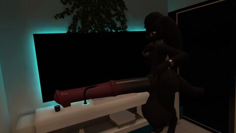 balls dinwar hobkin horsecock hyper hyper_balls hyper_penis male penis small_but_hung vrchat