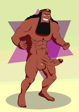 1boy 2d 2d_(artwork) 5_fingers 5_toes balls big_balls big_penis black_eyes black_hair bodybuilder colored cumshot destripando_la_historia erection fanart gilgamesh male mesopotamian_mythology muscular muscular_arms muscular_chest muscular_legs muscular_male muscular_thighs mythology no_sex penis six_pack solo solo_focus solo_male sumerian_mythology tan_skin toonfurart twitter uncensored uncensored_penis