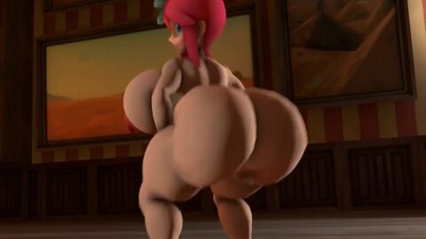 1girls 3d 3d_animation animated ass big_ass completely_nude completely_nude_female female female_only human human_only ironhawk naked naked_female nude nude_female pokemon skyla_(pokemon) solo solo_female tagme video