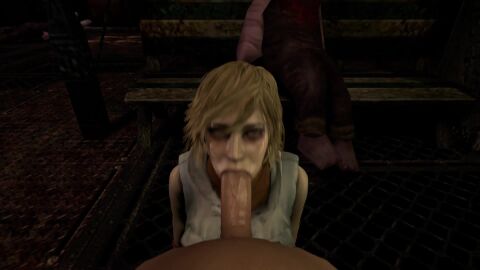 animated blowjob fellatio heather_mason pov sarma silent_hill silent_hill_3 tagme video
