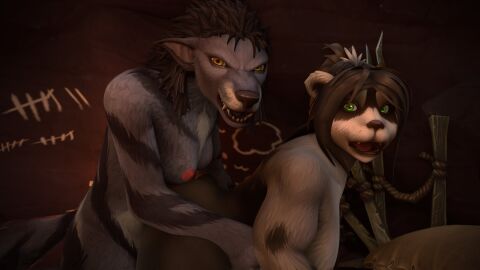 1futa 1girls 3d blizzard_entertainment female futa_on_female futanari intersex pandaren pandaren_female tagme vixenpeeks warcraft worgen worgen_futa worgen_with_tail world_of_warcraft