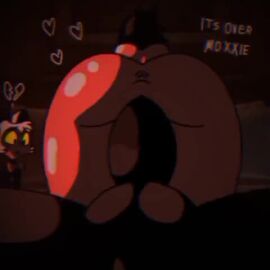 animated black_body cheating_female cheating_wife cuck cucking cuckold cuckolding hellaverse helluva_boss millie_(helluva_boss) moxxie_(helluva_boss) netorare ntr riding_penis sentones tagme video vivziepop