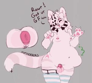 anal_vore anus belly_bulge belly_expansion big_butt digestion_noises female_prey femboy mmhorrors penis puffy_anus same_size_vore sound stockings tagme tail talking_to_viewer text thick_thighs video vore