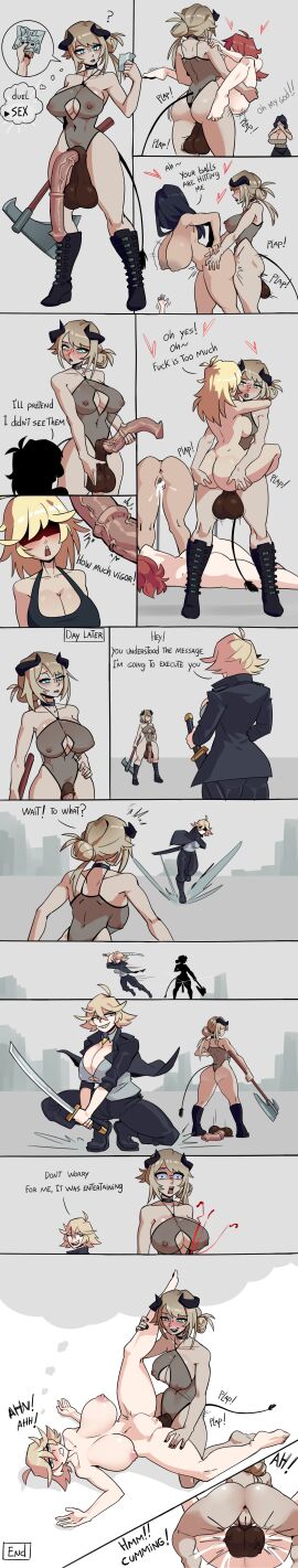 1futa 4girls balls big_balls big_penis castration cock_and_ball_torture cock_and_balls_torture comic cum cum_in_pussy dialogue dreaming english_dialogue english_text female fendravr futanari intersex kulodrones my_dick_fell_off penectomy penis pussy