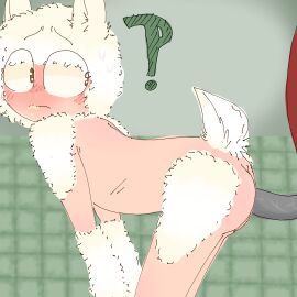cute cute_face female sexy sheep sheep_girl shy sweet tail