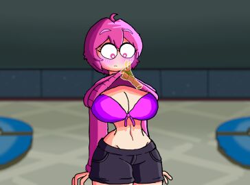 1girls among_us background big_breasts big_hips bikini bikini_top black_pants blurred_background blurry_background blush blushing_at_viewer blushing_female breasts clothed desk desks female female_human female_only fnf fnf_mod fnf_mods friday_night_funkin friday_night_funkin_mod fucost ghost ghost_hands huge_breasts huge_hips human human_only human_pink_impostor_(fnf_mod) light-skinned_female light_skin mouth_bulge pink-haired_female pink_(among_us) pink_bikini pink_bikini_top pink_eyes pink_hair pink_sweatshirt pinku_(maniacal_vengeance_erect) pinku_(vs_human_impostor) public public_exposure revealing_clothes shirt_lift shirt_pull shirt_up short_pants space surprise surprised surprised_expression surprised_face surprised_look sweatshirt sweatshirt_and_bikini teasing the_skeld_(among_us) transparent_hand vs_human_impostor vs_impostor window windows