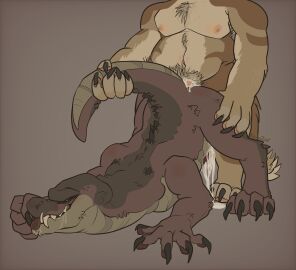 absurd_res anal anal_orgasm anal_sex anthro armpit_hair ass bear belly bodily_fluids body_hair chest_hair claws cum cum_drip cum_in_ass cum_inside cumshot dripping drooling duo ejaculation excessive_cum excessive_genital_fluids feathers from_behind_position genital_fluids hi_res kedazar leg_grab male male/male mammal muscular muscular_male narrowed_eyes nipples paws penetration penile penile_penetration penis pink_nipples red_body reptile saliva scales scalie sex sharp_teeth spines tail tail_grab teeth thigh_grab tongue tongue_out