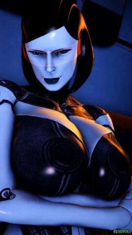 1girls 3d android breasts curvy curvy_body edi female large_breasts mass_effect robot robot_girl sexbot