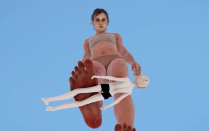 barefoot ellie_(the_last_of_us) giantess mmd stomp stomping tagme trample trampling video