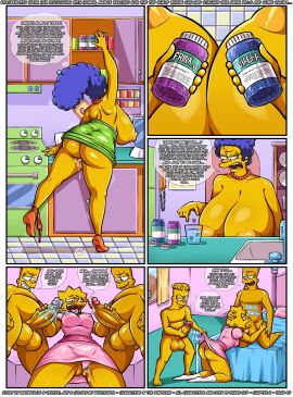 20th_century_studios 2boys 2girls accurate_art_style areolae bare_legs bart_simpson big_breasts big_nipples blowjob blue_hair breasts brompolos brother_and_sister brothers_and_sister clothed_sex comic cum drugs fellatio female huge_ass huge_breasts incest large_areolae legs lisa_simpson male male/female marge_simpson masturbation necklace nipples nude nude_male oral oral_sex penis pills pink_clothing precum pussy pussy_juice pussy_juice_drip riukykappa saliva saliva_on_penis sex siblings text the_simpsons topless topless_female ventzx viagra wet_pussy yellow_body yellow_skin