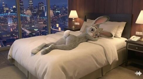 3d ai_generated animated anniversary ass bed bedroom bedroom_eyes bouncing_ass bubble_ass bubble_butt bunny bunny_ears bunny_girl bunny_tail butt_crack feet female female_only fur furry furry_female hotel_room inviting_to_sex judy_hopps laying_down laying_on_bed laying_on_stomach legs no_bra no_panties no_underwear nude nude_female rabbit tagme vagina video zootopia zootopia_2