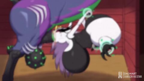 1boy 1girls 2d all_the_way_through animated cum cum_inside cumflated_belly cumflation dalwart deepthroat face_fucking feral feral_on_female helluva_boss horse horsecock irrumatio longer_than_one_minute nasty_(dalwart) oral oral_penetration oral_sex restrained sound stella_(helluva_boss) suspension tagme throat_fuck throat_swabbing video
