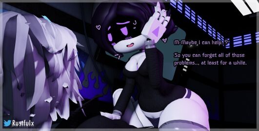 1boy 1girls 3d blush breasts disassembly_drone english_text female glitch_productions humanoid intimate male male/female murder_drones n_(murder_drones) panties roblox robot robot_boy robot_girl robot_humanoid rustfuix screen_face small_breasts tagme talking text thick_thighs uzi_(murder_drones) worker_drone