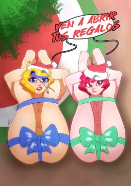 big_ass big_breasts big_butt big_thighs big_titties breasts curvaceous curvaceous_female curvaceous_figure curvy curvy_figure curvy_hips eroren female female_focus female_only nude nude_female original original_character pussy red_hair short_hair spanish_text text yellow_hair