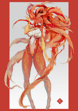 big_breasts breasts female mabo9317 monster monster_girl original sharp_claws