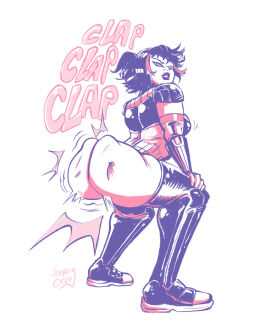asian_female ass ass_clap ass_clapping ass_focus ass_shake clapping_ass clapping_butt clapping_buttocks corrupted corruption female goth goth_girl rose_tico seepingooze sith sketch star_wars thighhighs twerking