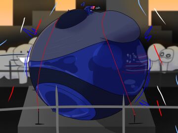 big_breasts blueberry_inflation breasts female huge_breasts inflation manepic22254 spherical_inflation tagme thick_thighs wide_hips