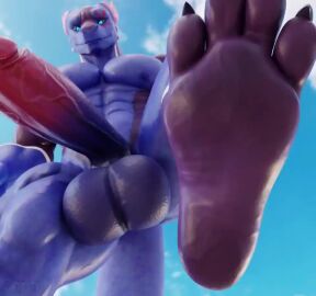 2024 3d_(artwork) 3d_animation 4_toes animated anthro balls big_feet big_penis biped blue_body claws connivingrat digital_media_(artwork) dragon erection feet first_person_view foot_fetish foot_focus genitals hi_res high_framerate huge_cock humanoid_genitalia looking_at_viewer looking_down looking_down_at_viewer low-angle_view male muscular muscular_anthro muscular_male mythological_creature mythological_scalie mythology naked naked_male nipples no_sound non-mammal_balls non-mammal_nipples nude nude_male paws pecs penis pov scales scalie short_playtime soles solo solo_male stomping stomping_pov stomping_viewer tagme tail toes veiny_penis video wao_(e-zoid) worm's-eye_view