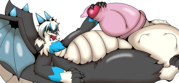 absurd_res animal_humanoid balls bellows belly big_balls big_belly big_penis bodily_fluids cock_vore condom cum cum_vore digestion dragon foreskin genital_fluids genitals hi_res huge_balls huge_belly huge_cock humanoid hyper hyper_balls hyper_belly hyper_genitalia hyper_penis lagomorph lagomorph_humanoid leporid_humanoid luelue male mammal mammal_humanoid mythological_creature mythological_scalie mythology penile penis rabbit_humanoid scalie sexual_barrier_device torte_dragon uncircumcised vore wings