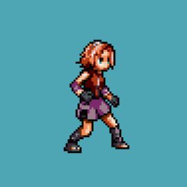 animated blue_background exploding_clothes female fighting_stance game_sprite naruto naruto_(series) naruto_shippuden nipples parody partially_nude pixel_animation pixel_art pussy rtf12 sakura_haruno simple_background solo sprite sprite_art sprite_edit surprised torn_clothes video_games