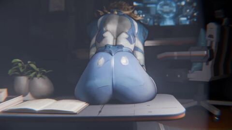 1boy 1girls 3d animated bodysuit fellatio female human invisible_woman male male/female marvel minkoanimation oral tagme video