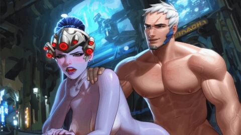 ai_generated anal anal_fingering anal_sex animated animation animation_art big_ass big_balls big_breasts big_butt big_nipples big_penis breast_squeeze breast_squish breasts breasts_bigger_than_head breasts_out dominant female finger_fuck fingering full_body full_nelson hard_nipples hard_on hardcore hardcore_sex orgasm_control orgasm_face orgasm_from_anal overwatch overwatch_2 sexy_body sexy_woman soldier_76 squirt squirting squirting_from_anal squirting_orgasm vagina vaginal_fluids vaginal_juices vaginal_masturbation vaginal_penetration vaginal_sex widowmaker widowmaker_(overwatch widowmaker_(overwatch_2_suit) woman_sucking_breast